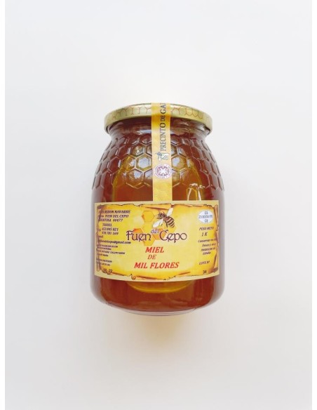 MIEL MIL FLORES 100% NATURAL 1KG - FUEN DEL CEPO