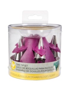 SET DECORACIÓN TARTAS 6 BOQUILLAS - WILTON