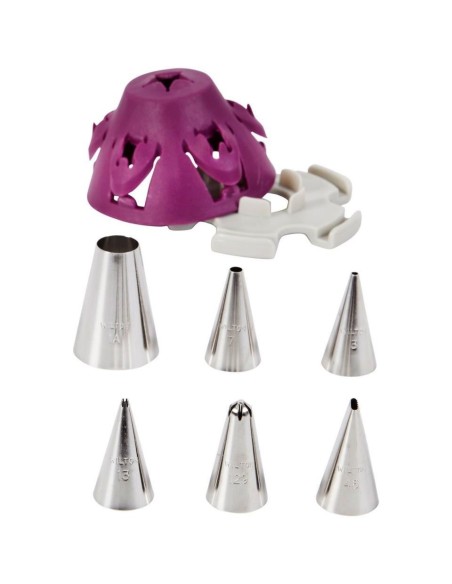 SET DECORACIÓN TARTAS 6 BOQUILLAS - WILTON